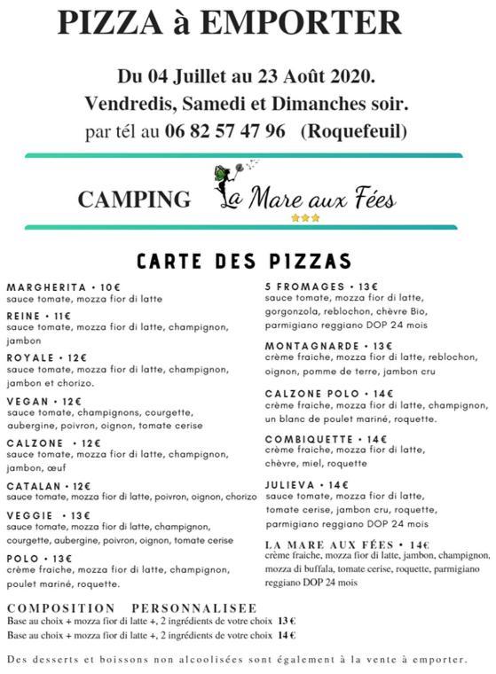 Camping La Mare Aux Fees Hotel Roquefeuil Buitenkant foto